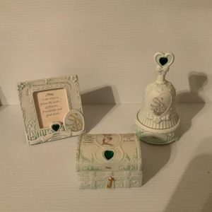 Precious Moments May birth month collection 3 pieces